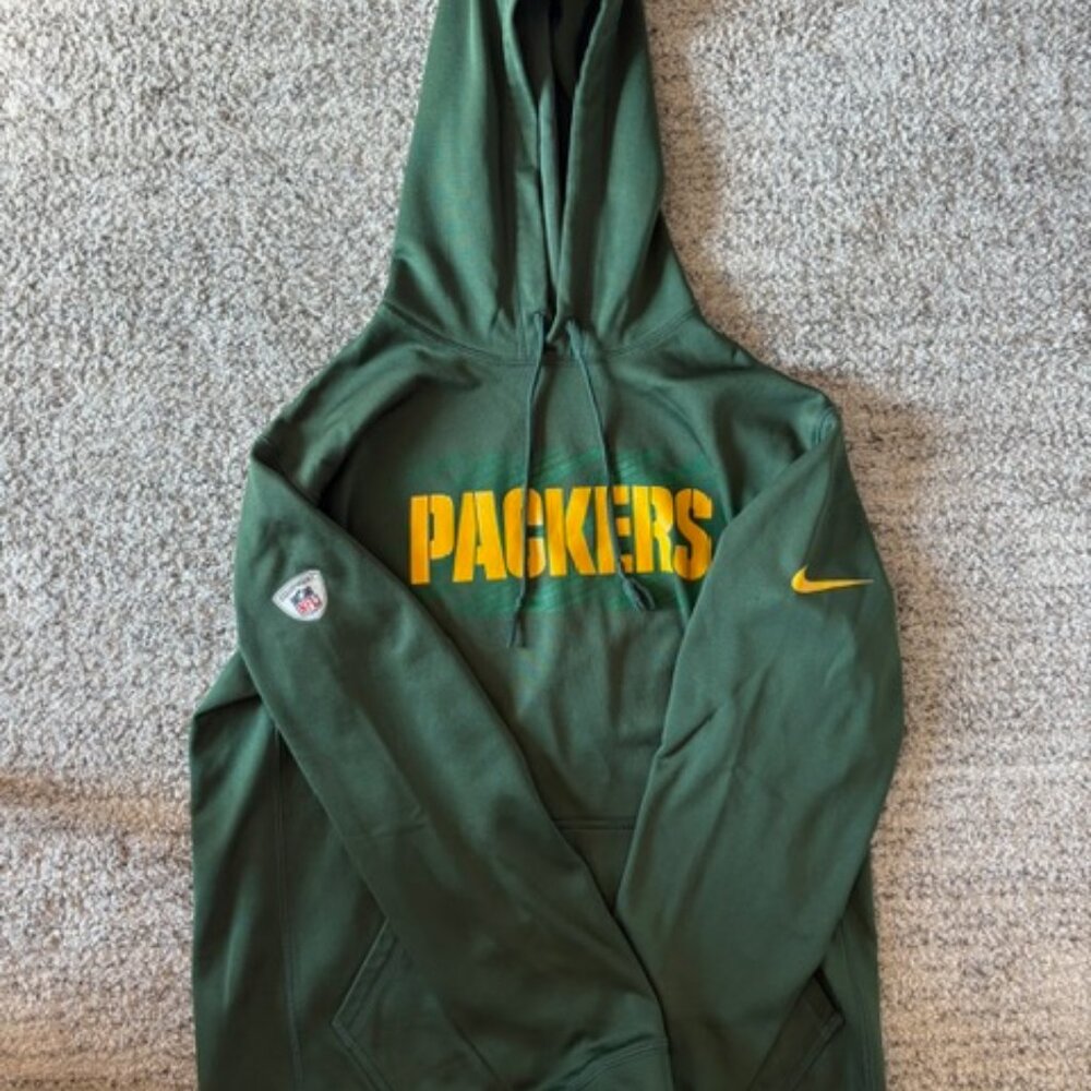 Large Green Bay Packers Authentic Nfl Hoodie